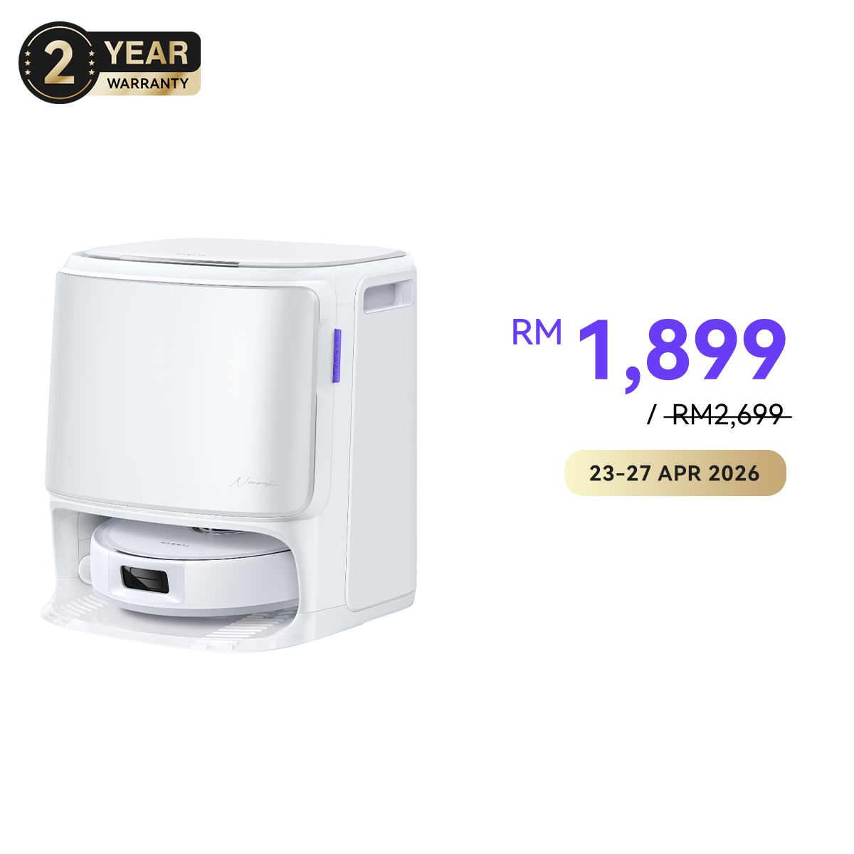 Narwal Freo X10 Pro Robot vacuum cleaner with mop function