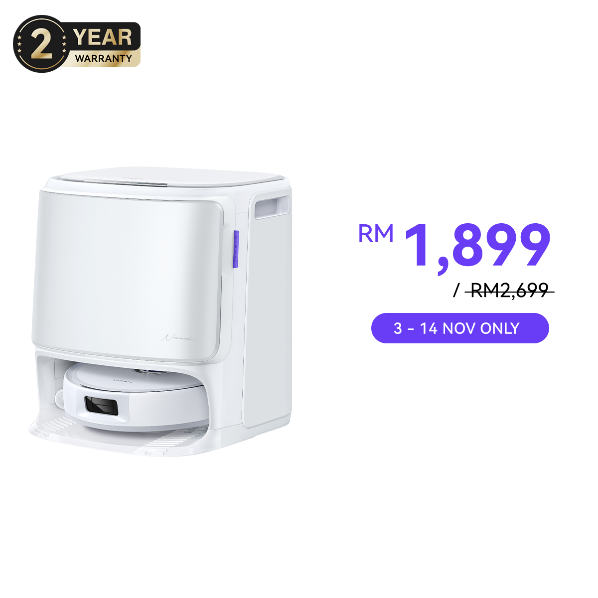 Narwal Freo X10 Pro Robot vacuum cleaner with mop function