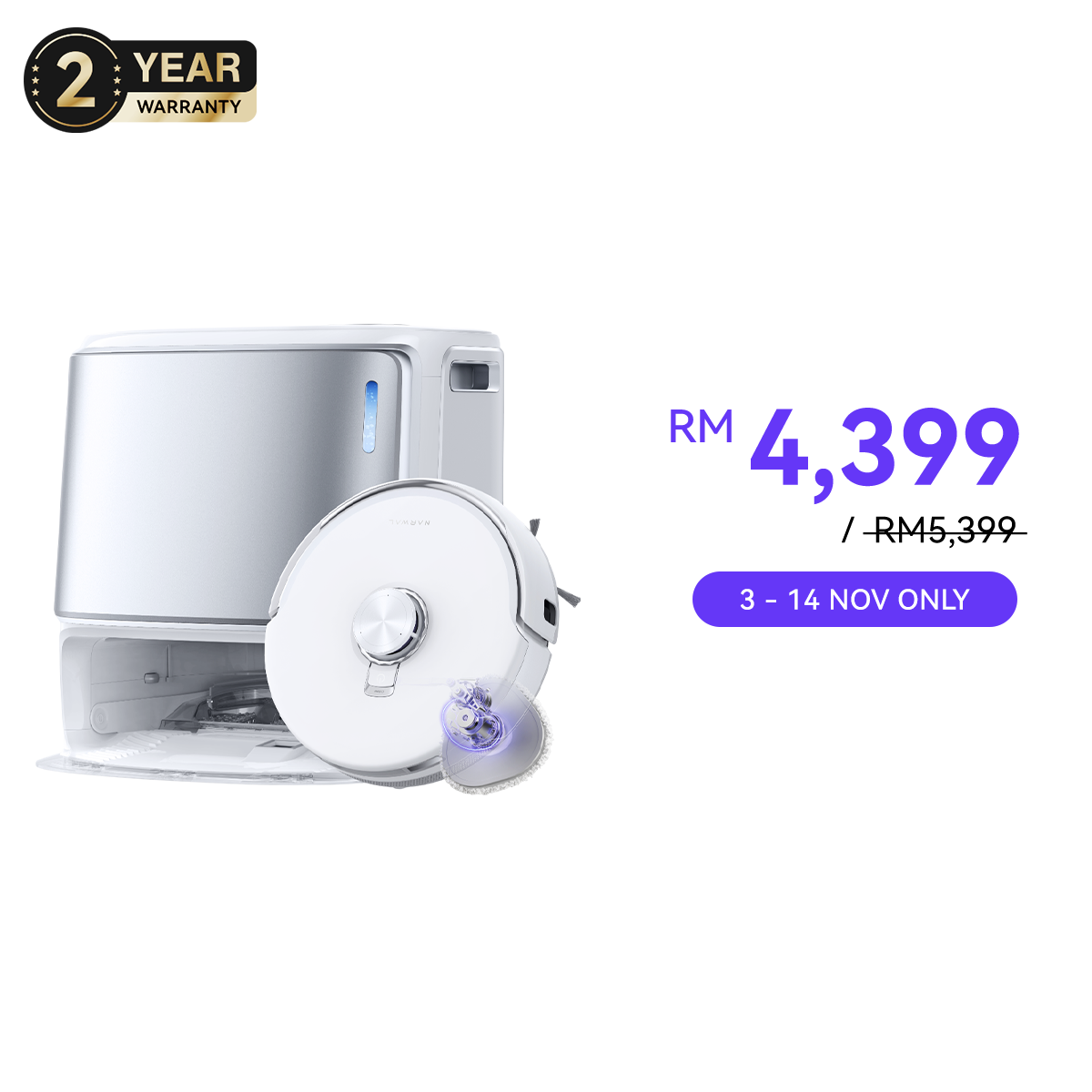 Narwal Freo Z10 Ultra Robot Vacuum & Mop