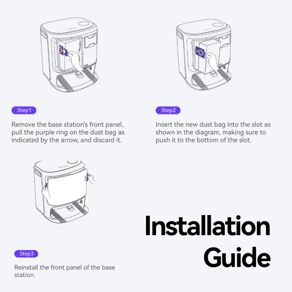 Narwal Dust Bag For Robot Vacuum (1 Pair)